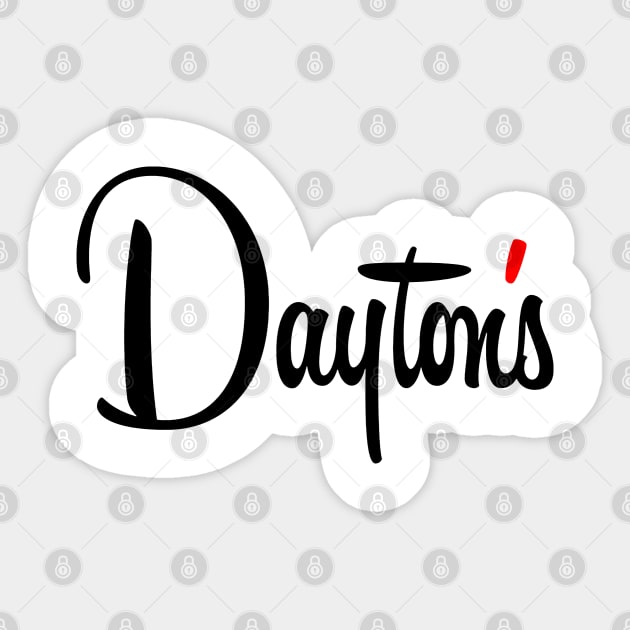 Dayton's Department Store. Minneapolis, Minnesota Sticker by fiercewoman101